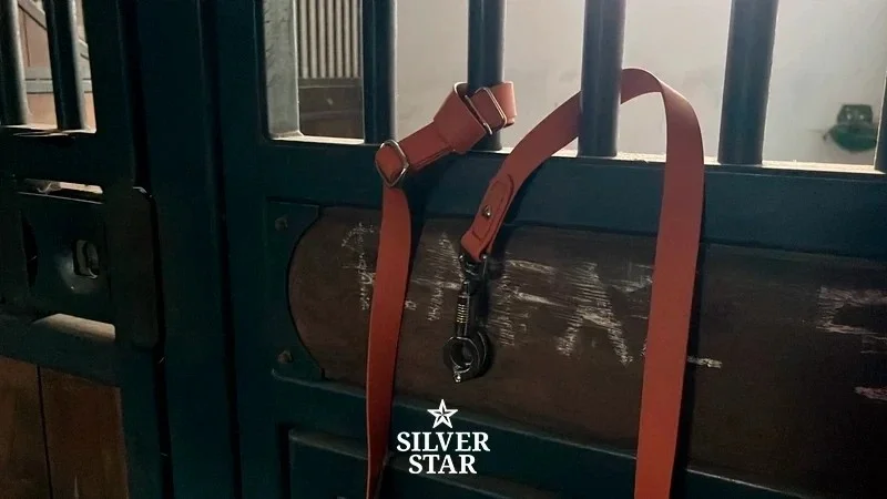 Universal Waterproof Horse Cross-Ties with Adjustable Length “Apricot Ice-Cream”