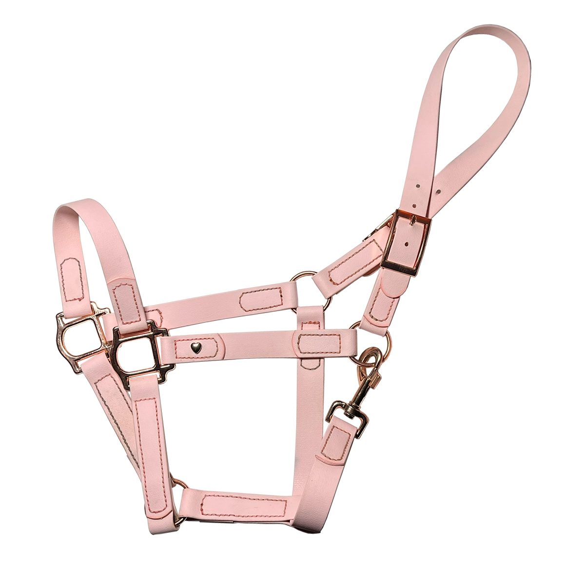 Podstawowy Kantar PVC Sweet as Candy Rose Gold