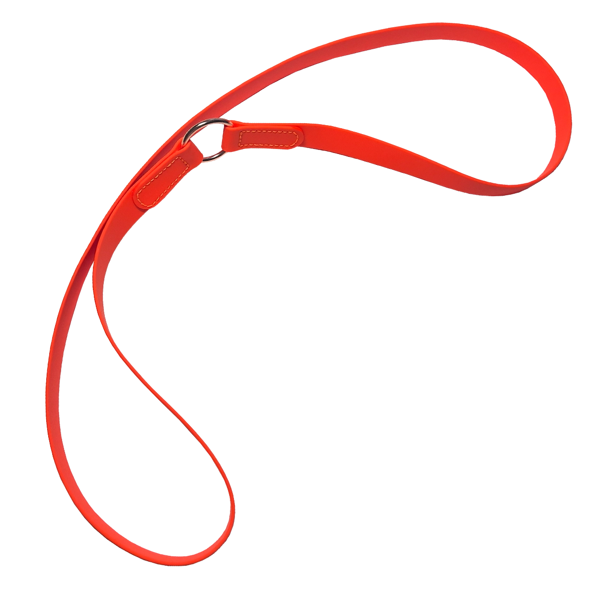 Podstawowy Cordeo z taśmy PVC „Orange Sunset” z centralnym kółkiem