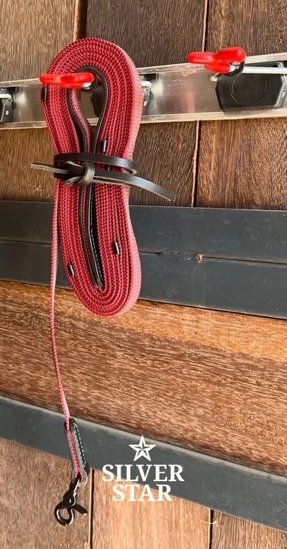 Podstawowa Lonża  z antypoślizgowej gumowanej taśmy „Ripe Sweet Cherry”