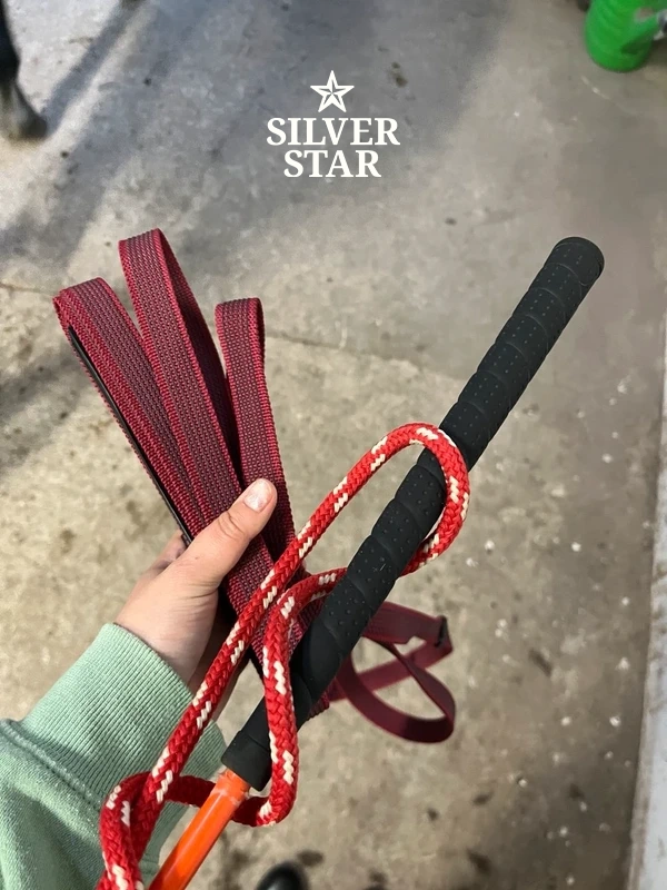 Podstawowa Lonża  z antypoślizgowej gumowanej taśmy „Ripe Sweet Cherry”