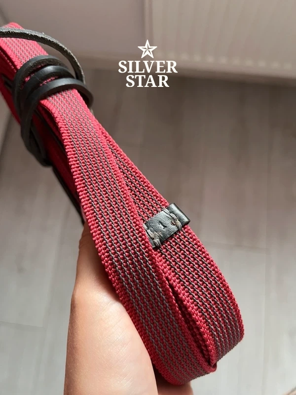 Podstawowa Lonża  z antypoślizgowej gumowanej taśmy „Ripe Sweet Cherry”