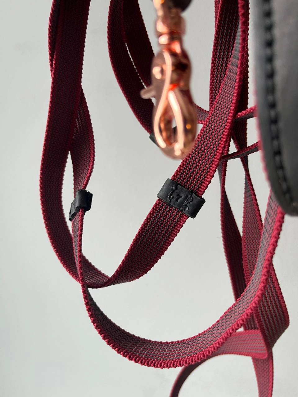 Podstawowa Lonża  „Ripe Sweet Cherry” z okuciami w kolorze różowego złota