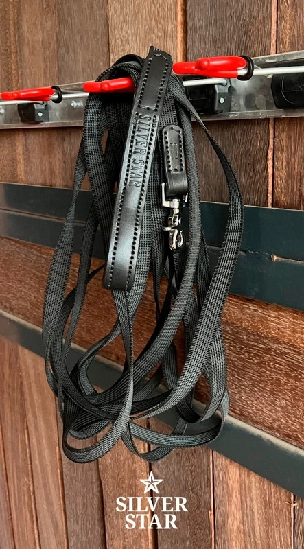 Premium Lonża  “Midnight Soil” z karabińczykiem ze stali nierdzewnej