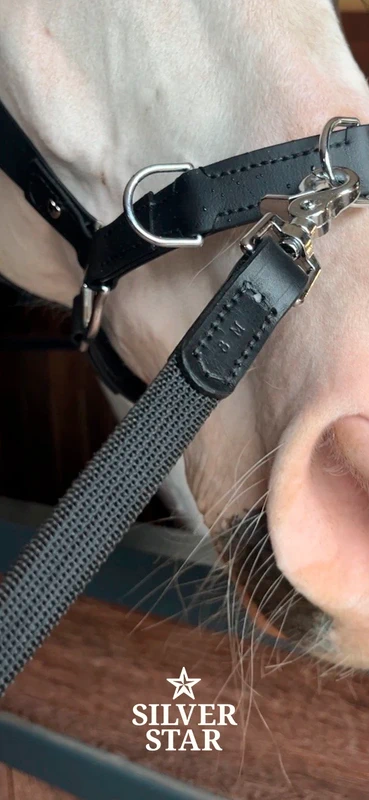 Premium Lonża  “Midnight Soil” z karabińczykiem ze stali nierdzewnej