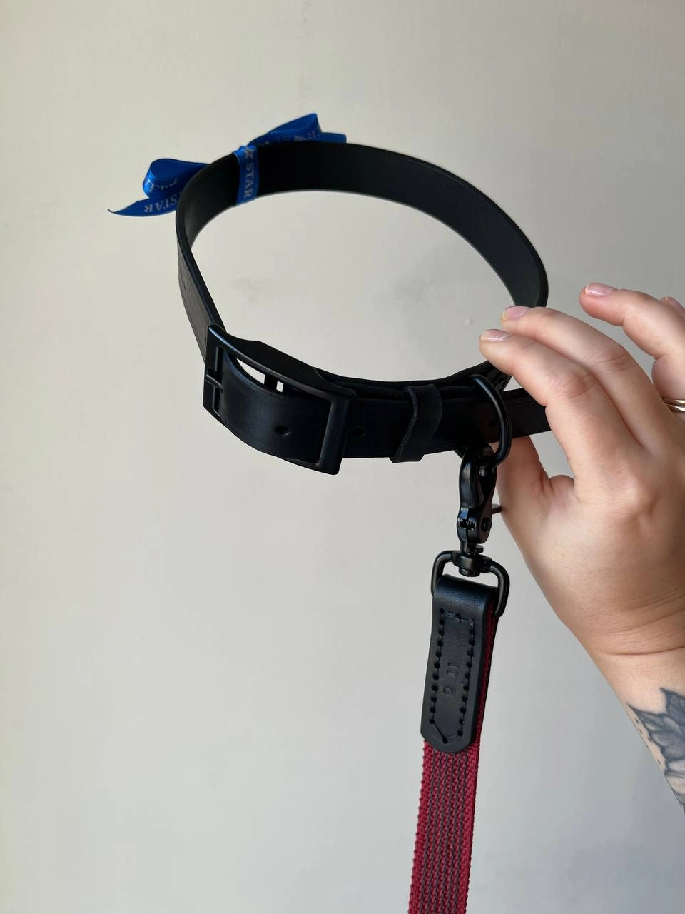 Premium Skórzana Obroża dla Psa Handmade XS–XL