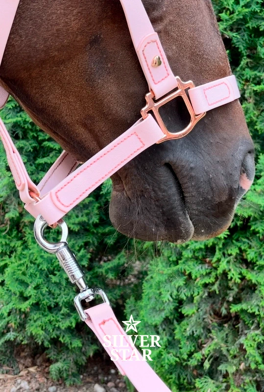 Podstawowy Uwiąz PVC 2,4 m Sweet as Candy z karabińczykiem antypanicznym