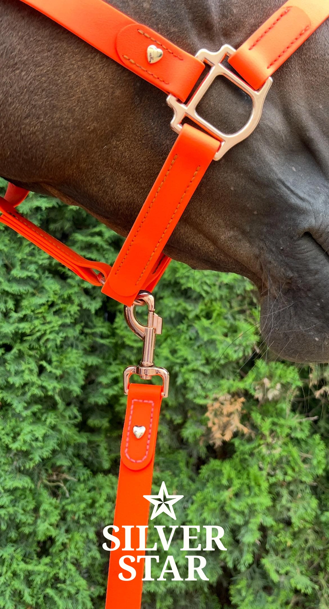 Podstawowy Uwiąz PVC 2,4 m Orange Sunset