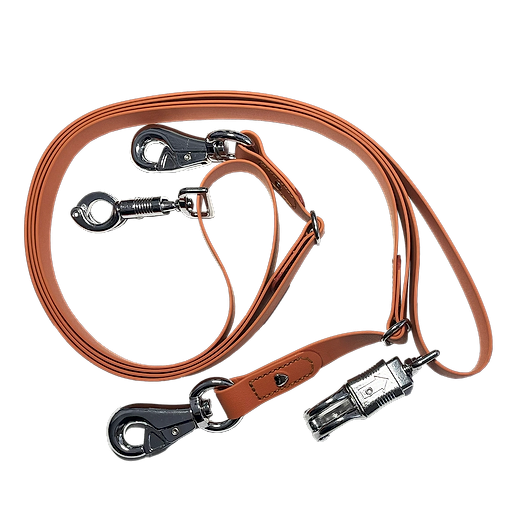 Universal waterproof horse cross-ties with adjustable length “Apricot Ice-Cream”