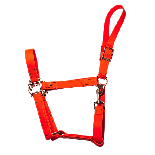 Basic PVC Halter Orange Sunset Rose Gold